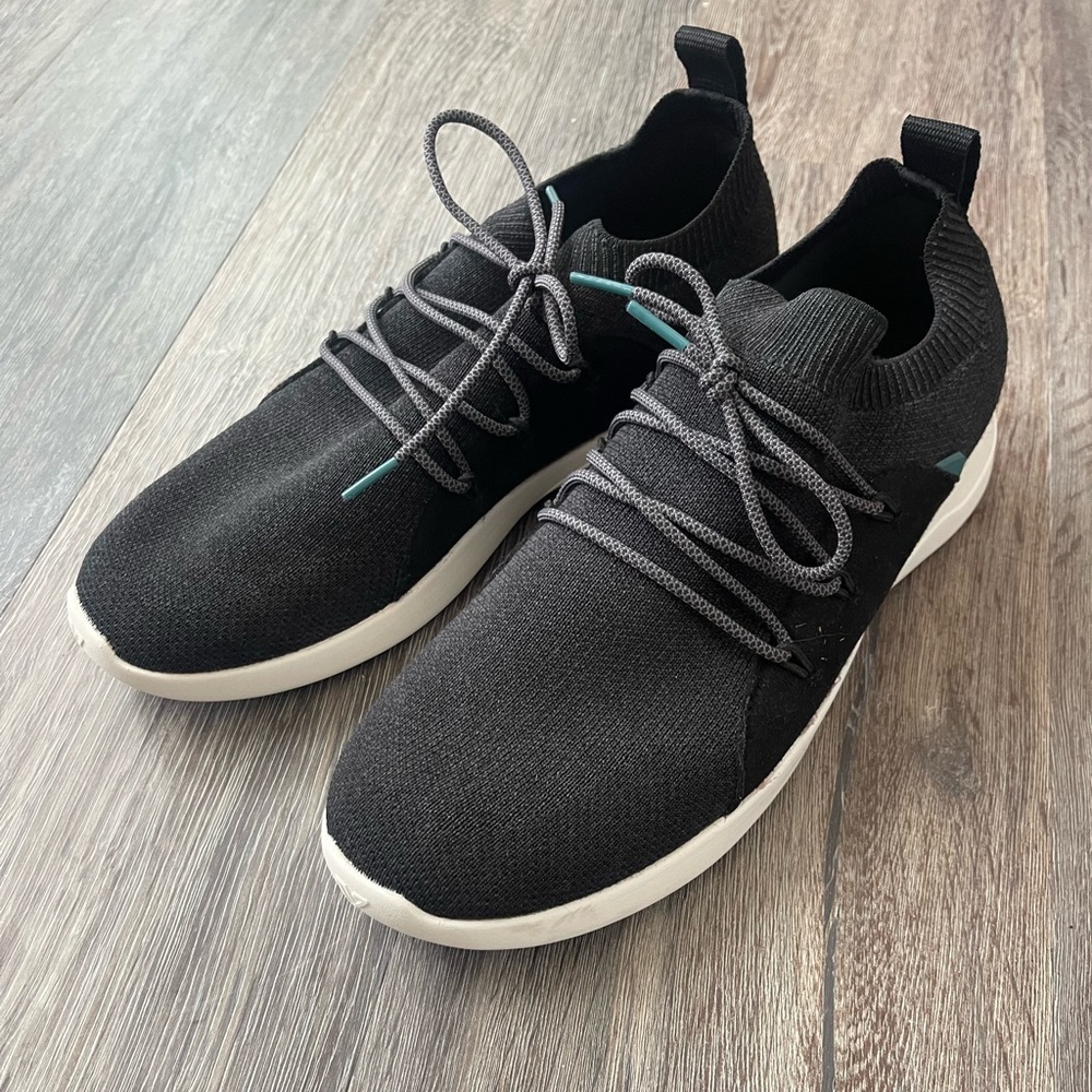 Vessi | Men’s Cityscape Classic Sneaker Black Knit Comfort Athleisure Size 9